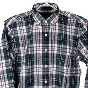 NEW UNTUCKit Mens Muscatel Button Down Shirt XS Slim Fit Multicolor Plaid Cotton